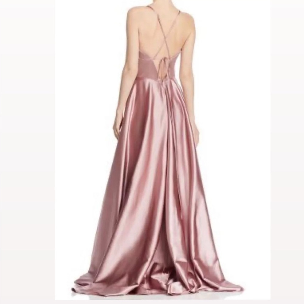 Faviana Glamour Formal Prom Special Occasion Dress Deep Mauve Size 6 - Picture 2 of 8